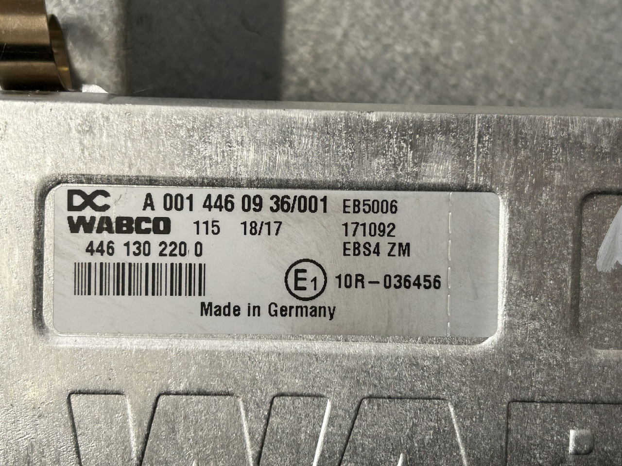 MERCEDES EBS CONTROLLER ACTROS MP4 - Centralina electrónica: foto 2 MERCEDES EBS CONTROLLER ACTROS MP4 - Centralina electrónica: foto 2