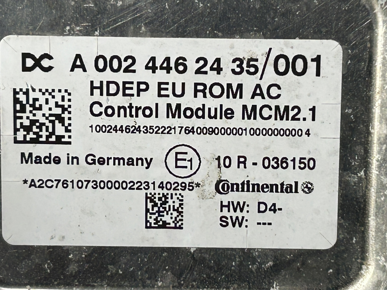 MERCEDES MCM 2.1 ACTROS MP4 OM 470 - Centralina electrónica para Camião: foto 3 MERCEDES MCM 2.1 ACTROS MP4 OM 470 - Centralina electrónica para Camião: foto 3