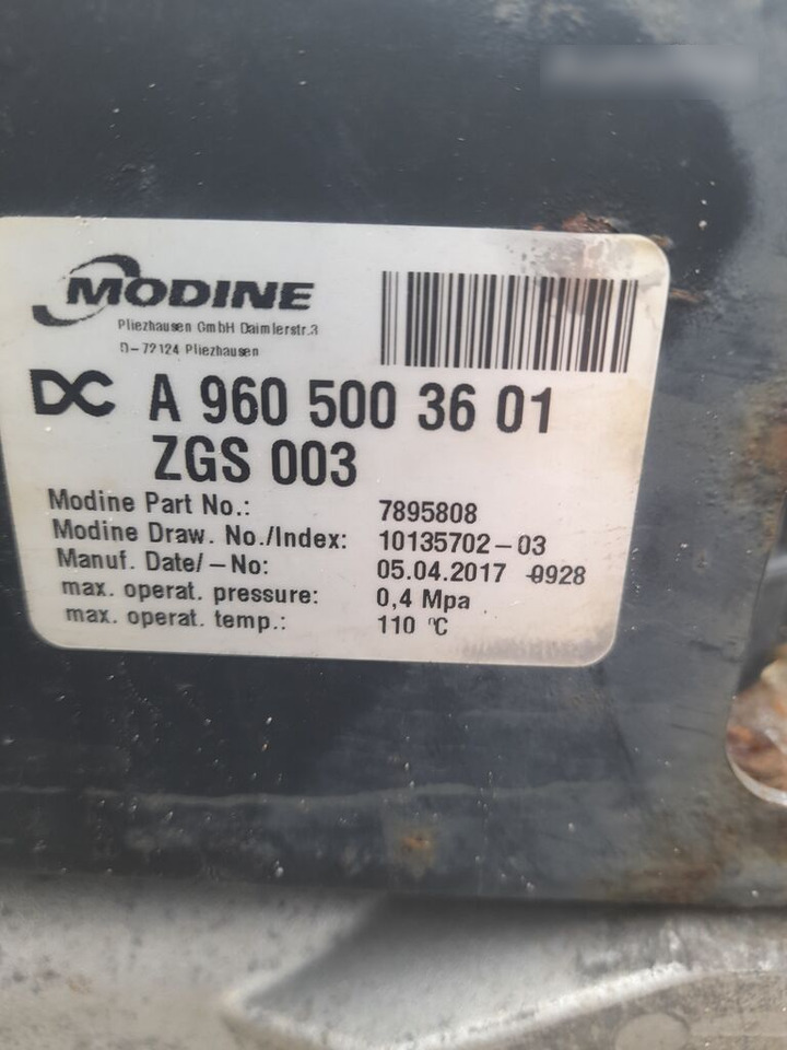 Mercedes-Benz ACTROS MP4 A9605003601 / A9605000002/ A9605053255 Mercedes-Benz truck - Radiador para Camião: foto 3 Mercedes-Benz ACTROS MP4 A9605003601 / A9605000002/ A9605053255 Mercedes-Benz truck - Radiador para Camião: foto 3