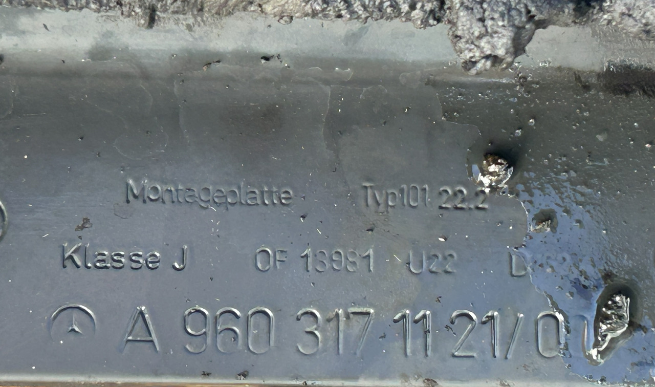 SAF GF GF SK-S 36,2 MERCEDES ACTROS MP4 - Quinta-roda para Camião: foto 2 SAF GF GF SK-S 36,2 MERCEDES ACTROS MP4 - Quinta-roda para Camião: foto 2