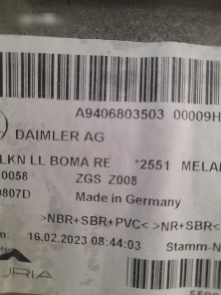 WYŁADZINA KABINY L Mercedes-Benz ATEGO A9406803503 - Cabine e interior para Camião: foto 3 WYŁADZINA KABINY L Mercedes-Benz ATEGO A9406803503 - Cabine e interior para Camião: foto 3