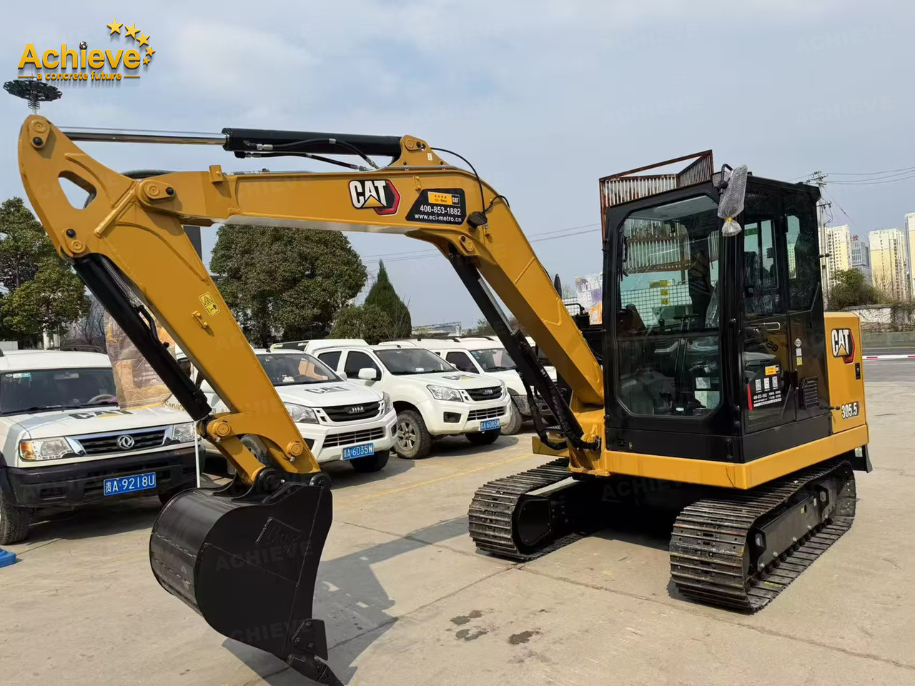 CATERPILLAR CAT® 305.5E2 small Cat C2.4 DI Mini Hydraulic Excavator 0.22 m³ 34.1 kw/rpm 35.0 kN 【ACHIEVE】 TOP CONDITION!!! - Mini escavadeira: foto 3 CATERPILLAR CAT® 305.5E2 small Cat C2.4 DI Mini Hydraulic Excavator 0.22 m³ 34.1 kw/rpm 35.0 kN 【ACHIEVE】 TOP CONDITION!!! - Mini escavadeira: foto 3