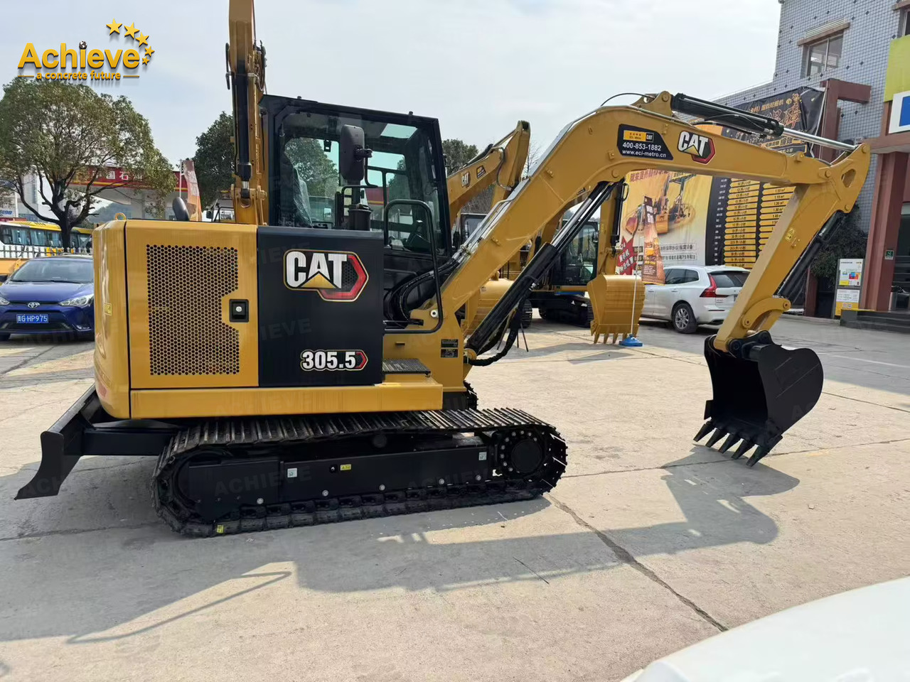 CATERPILLAR CAT® 305.5E2 small Cat C2.4 DI Mini Hydraulic Excavator 0.22 m³ 34.1 kw/rpm 35.0 kN 【ACHIEVE】 TOP CONDITION!!! - Mini escavadeira: foto 2 CATERPILLAR CAT® 305.5E2 small Cat C2.4 DI Mini Hydraulic Excavator 0.22 m³ 34.1 kw/rpm 35.0 kN 【ACHIEVE】 TOP CONDITION!!! - Mini escavadeira: foto 2