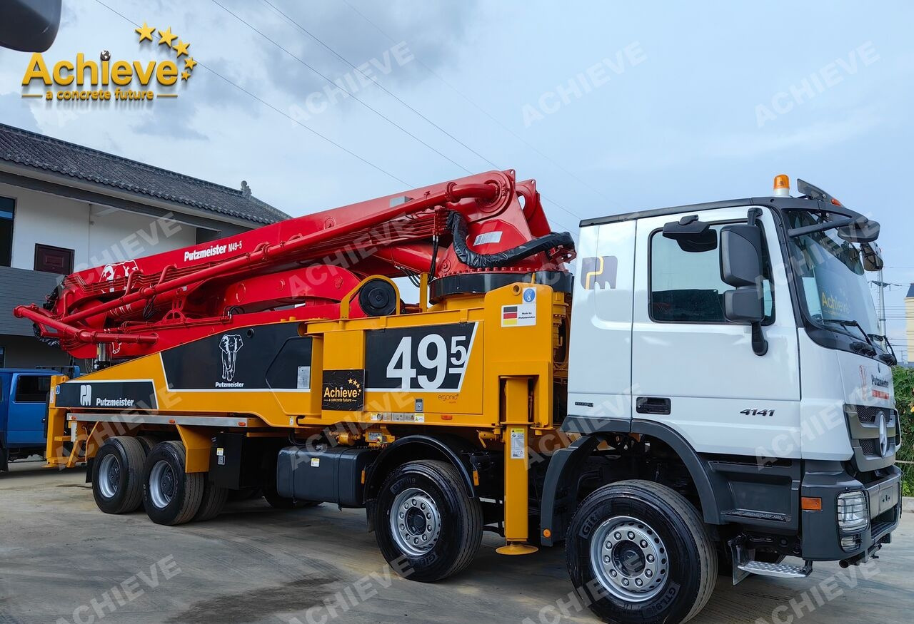 PUTZMEISTER Mercedes-Benz 4141 Putzmeister 49.5M 【ACHIEVE】TOP CONDITION!!! - Autobomba de betão: foto 5 PUTZMEISTER Mercedes-Benz 4141 Putzmeister 49.5M 【ACHIEVE】TOP CONDITION!!! - Autobomba de betão: foto 5