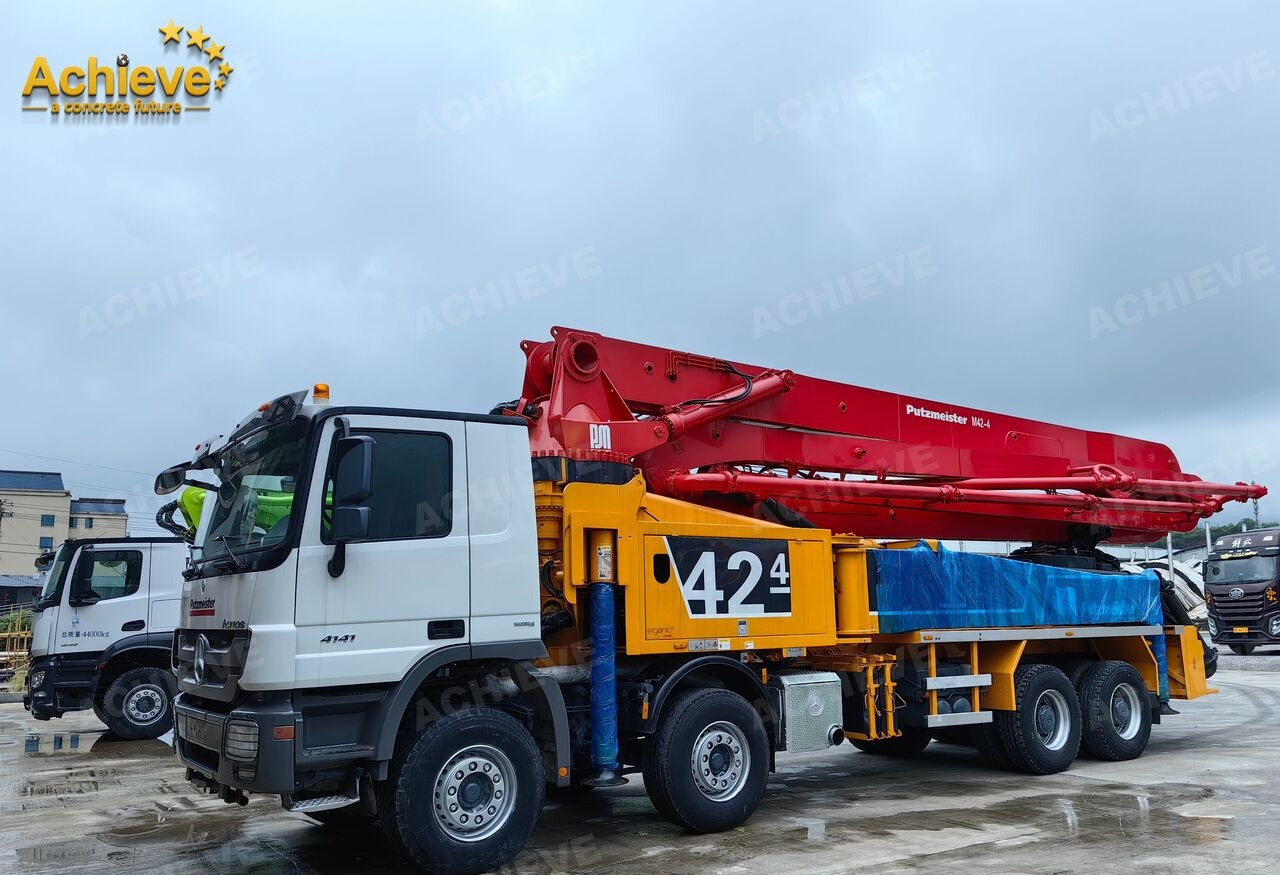 Locação financeira de PUTZMEISTER Mercedes-Benz Actros 4141 concrete pumpM42-4R 170 m³【ACHIEVE】TOP CONDITION!!! PUTZMEISTER Mercedes-Benz Actros 4141 concrete pumpM42-4R 170 m³【ACHIEVE】TOP CONDITION!!!: foto 10