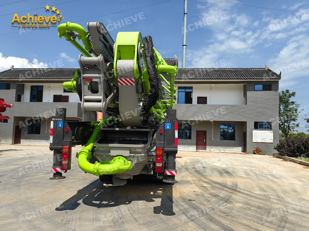 Autobomba de betão Zoomlion Zoomlion 70M 70X-6RZ  Concrete pump truck ACTROS 4141 【ACHIEVE】TOP CONDITION!!!: foto 17