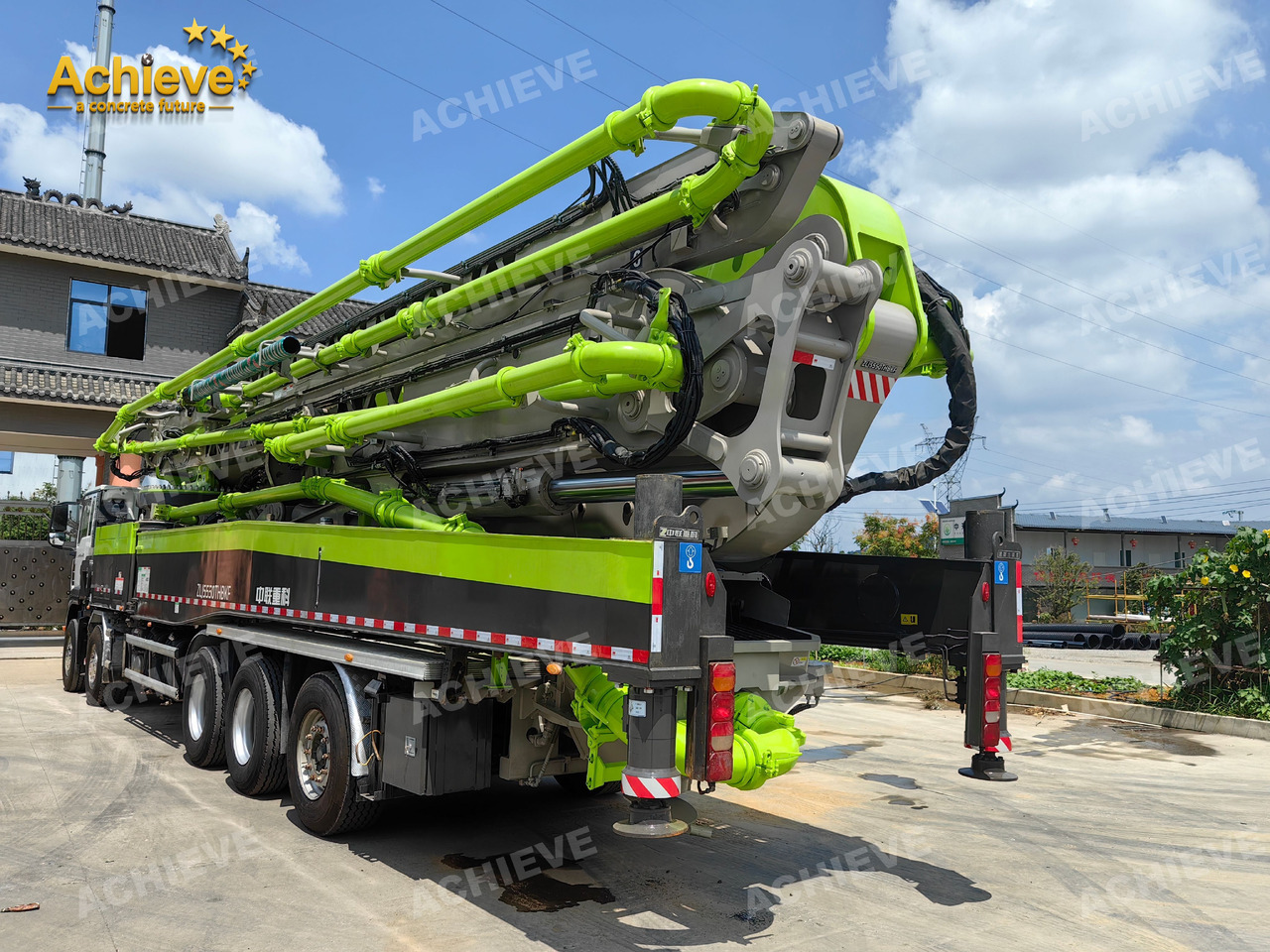 Autobomba de betão Zoomlion Zoomlion 70M 70X-6RZ  Concrete pump truck ACTROS 4141 【ACHIEVE】TOP CONDITION!!!: foto 9