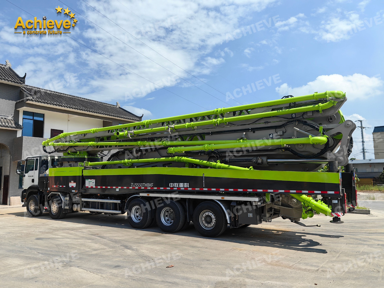 Autobomba de betão Zoomlion Zoomlion 70M 70X-6RZ  Concrete pump truck ACTROS 4141 【ACHIEVE】TOP CONDITION!!!: foto 19