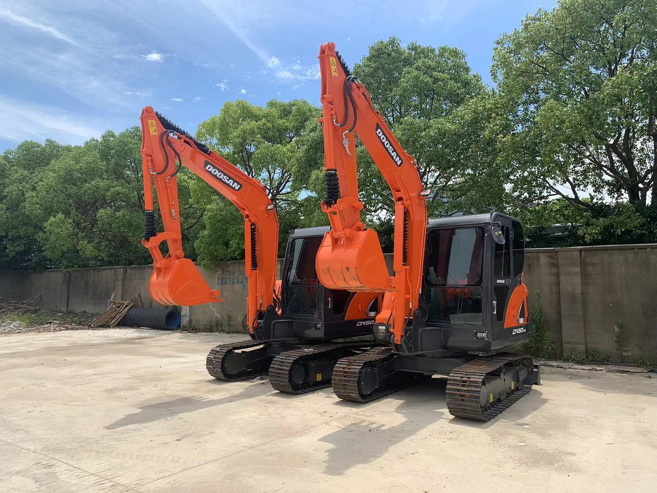 Doosan Mini Excavator DX60, DX55 Small Digger for Guyana - Escavadora de rastos: foto 2 Doosan Mini Excavator DX60, DX55 Small Digger for Guyana - Escavadora de rastos: foto 2