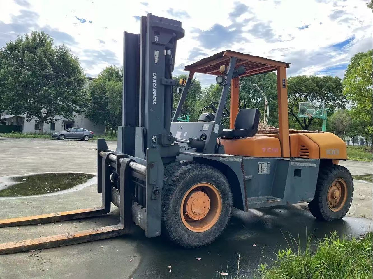 TCM FD100 Forklift Original Color 10 ton Forklift Truck - Empilhador a diesel: foto 3 TCM FD100 Forklift Original Color 10 ton Forklift Truck - Empilhador a diesel: foto 3