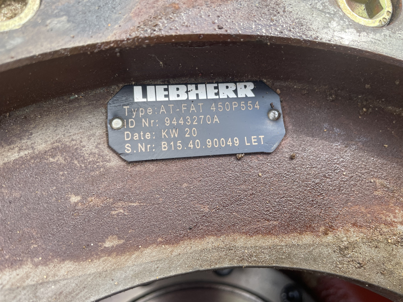 LIEBHERR FAT 450P554 - Comando final para Buldôzer: foto 4 LIEBHERR FAT 450P554 - Comando final para Buldôzer: foto 4