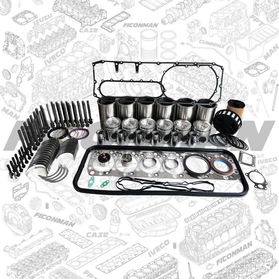 FPT IVECO CASE Cursor9 Euro 6 F2CFE612 A/B/D ENGINE OVERHAUL 8094279 - Kit de reparação de motor para Camião: foto 1 FPT IVECO CASE Cursor9 Euro 6 F2CFE612 A/B/D ENGINE OVERHAUL 8094279 - Kit de reparação de motor para Camião: foto 1
