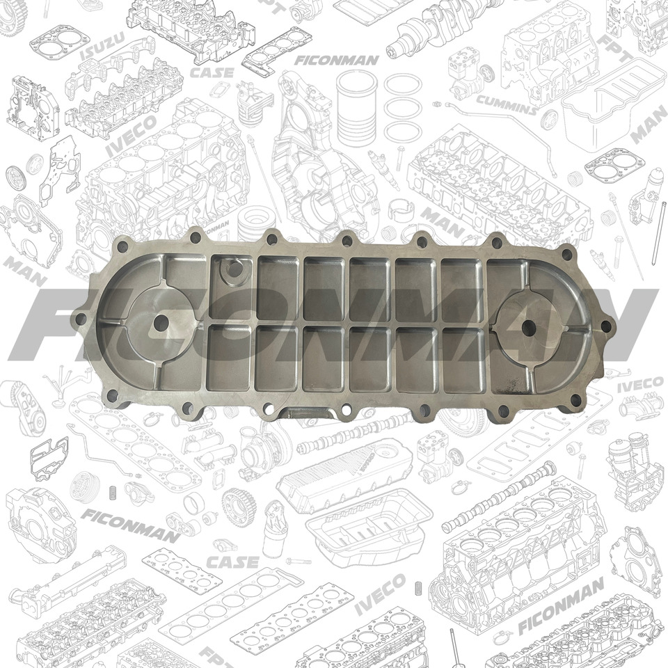 FPT IVECO CASE Cursor9 FPT IVECO CASE Cursor9 Euro 6 F2CFE612 A/B/D F2CFE614A*B041/F2CGE614F*V004 5802431166 EXCHANGER COVER - OIL HEAT EXCHANGER 504127468 - Radiador de óleo para Camião basculante: foto 2 FPT IVECO CASE Cursor9 FPT IVECO CASE Cursor9 Euro 6 F2CFE612 A/B/D F2CFE614A*B041/F2CGE614F*V004 5802431166 EXCHANGER COVER - OIL HEAT EXCHANGER 504127468 - Radiador de óleo para Camião basculante: foto 2