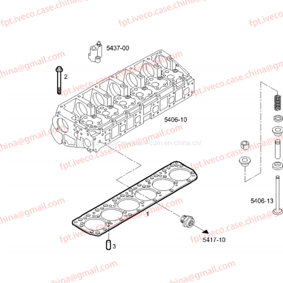 FPT IVECO CASE FPT IVECO CASE Cursor9 F2CFE612D*J231/F2CFE612A*J098 5802748674 Cylinder head gasket 500382172 504248307 99474208 - Junta de motor para Camião basculante: foto 2 FPT IVECO CASE FPT IVECO CASE Cursor9 F2CFE612D*J231/F2CFE612A*J098 5802748674 Cylinder head gasket 500382172 504248307 99474208 - Junta de motor para Camião basculante: foto 2