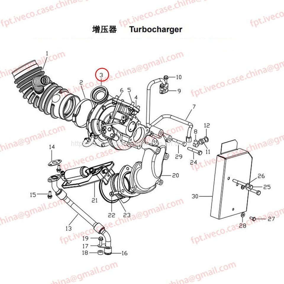 MAN D0836 Turbocharger 51.09100-7576 - Turbocompressor para Camião: foto 1 MAN D0836 Turbocharger 51.09100-7576 - Turbocompressor para Camião: foto 1