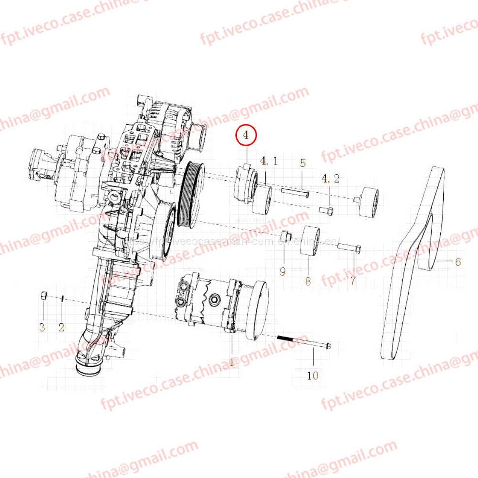 MAN D2066 Automatic tensioner 95800-7477 - Tensor de correia: foto 1 MAN D2066 Automatic tensioner 95800-7477 - Tensor de correia: foto 1