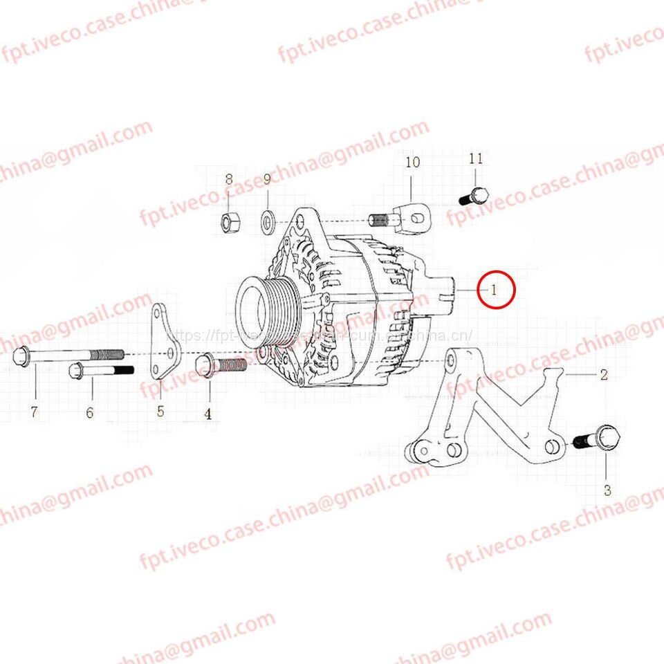 MAN D2066 Generator 28V / 80a 26101-7271 - Alternador: foto 1 MAN D2066 Generator 28V / 80a 26101-7271 - Alternador: foto 1