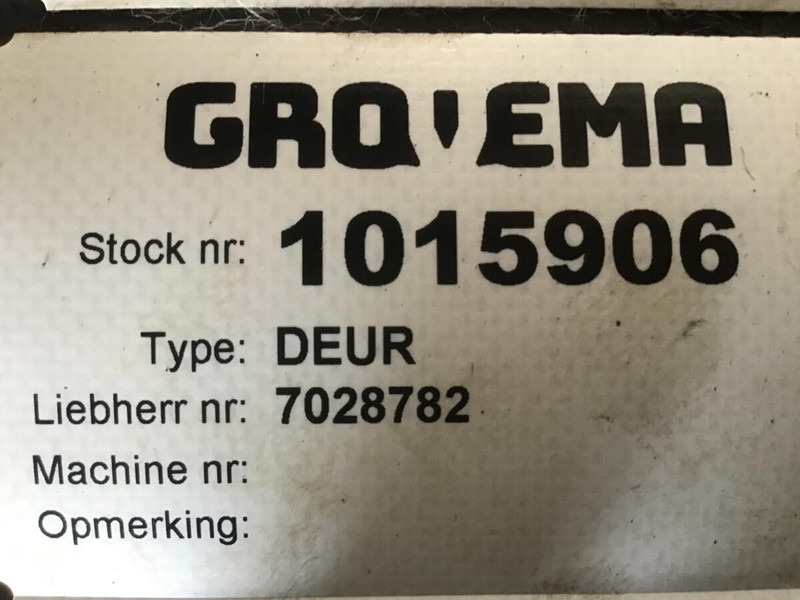 Liebherr Cabin Door - Porta e peças: foto 2 Liebherr Cabin Door - Porta e peças: foto 2