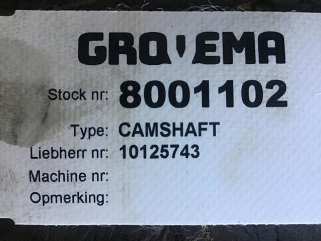 Árvore de cames Liebherr Camshaft: foto 6