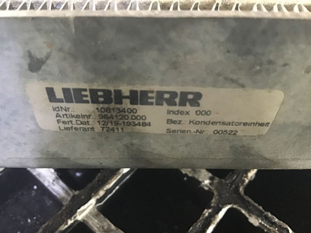 Liebherr Capacitor Unit - Peça de ar condicionado: foto 1 Liebherr Capacitor Unit - Peça de ar condicionado: foto 1