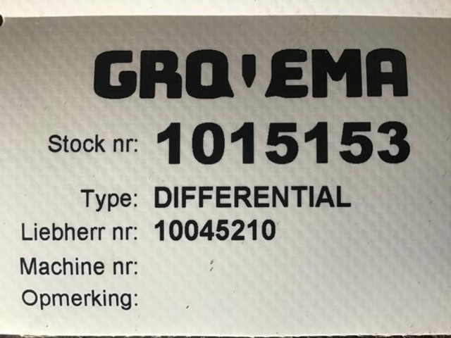 Liebherr Differential - Diferencial: foto 2 Liebherr Differential - Diferencial: foto 2