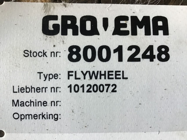 Liebherr Flywheel - Volante do motor: foto 1 Liebherr Flywheel - Volante do motor: foto 1