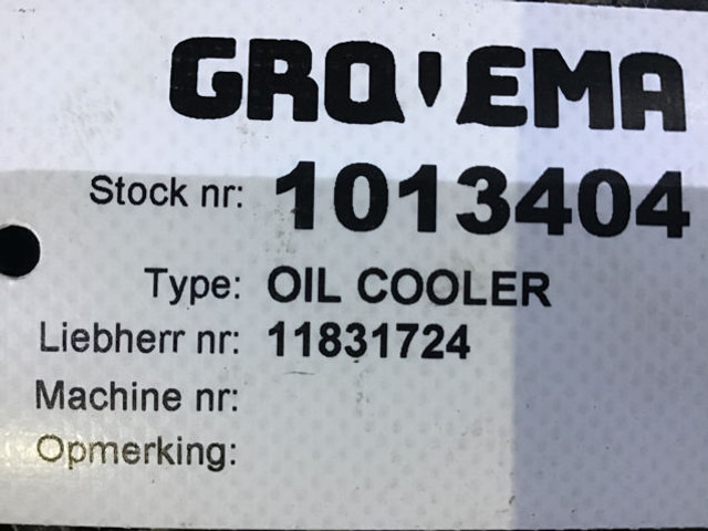 Liebherr Oil Cooler - Radiador de óleo: foto 5 Liebherr Oil Cooler - Radiador de óleo: foto 5