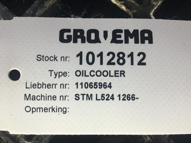 Liebherr Oilcooler - Radiador de óleo: foto 4 Liebherr Oilcooler - Radiador de óleo: foto 4