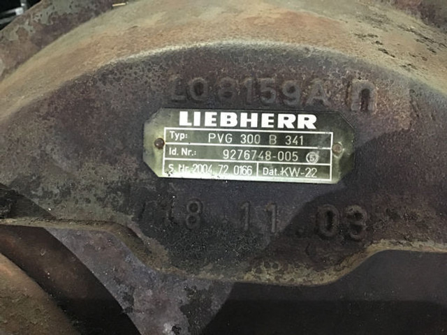 Liebherr PVG 300 B 341 - Bomba de direção: foto 2 Liebherr PVG 300 B 341 - Bomba de direção: foto 2