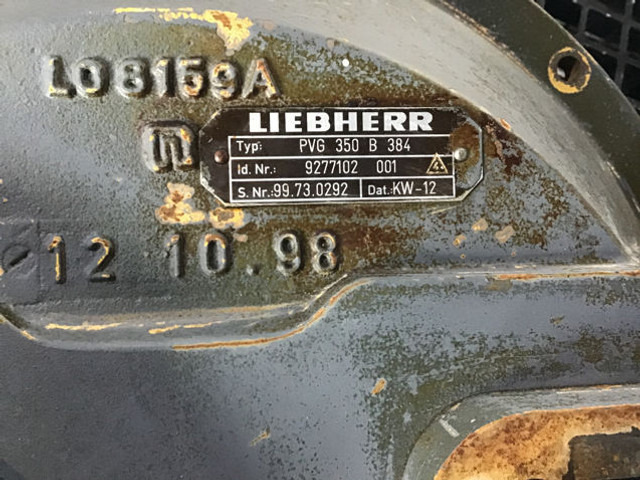 Caixa de velocidade Liebherr PVG350B384: foto 8