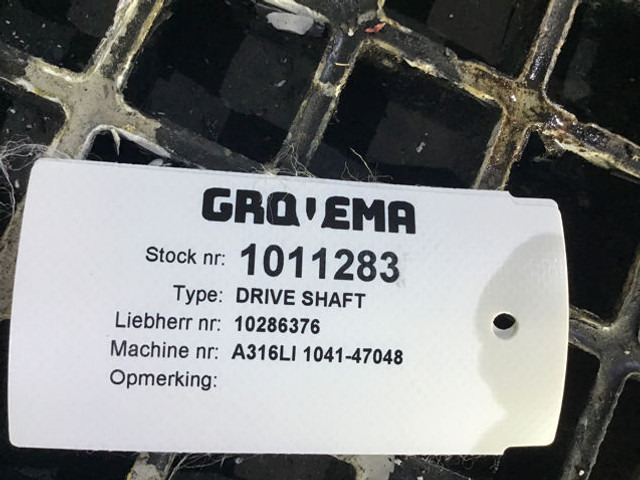 Liebherr Propellor Shaft - Semi eixo: foto 5 Liebherr Propellor Shaft - Semi eixo: foto 5