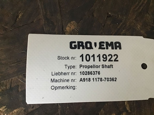 Liebherr Propellor Shaft - Semi eixo: foto 4 Liebherr Propellor Shaft - Semi eixo: foto 4