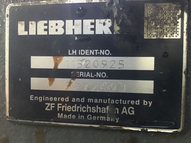 Liebherr Transmission - Caixa de velocidade: foto 4 Liebherr Transmission - Caixa de velocidade: foto 4