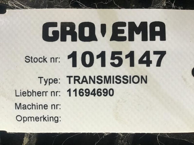 Liebherr Travel Gearbox - Caixa de velocidade: foto 3 Liebherr Travel Gearbox - Caixa de velocidade: foto 3
