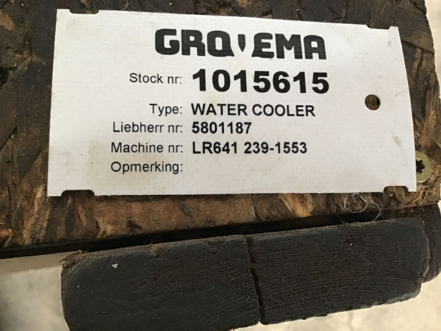 Liebherr Water Cooler - Radiador: foto 1 Liebherr Water Cooler - Radiador: foto 1