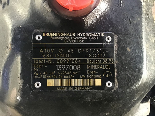 Rexroth A10V045 - Bomba hidráulica: foto 3 Rexroth A10V045 - Bomba hidráulica: foto 3
