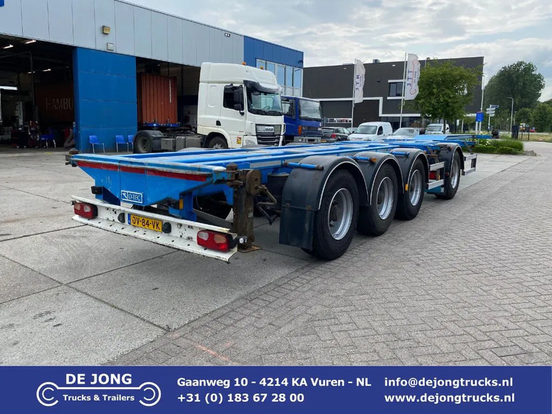 D-Tec CT-43-04D VCC-05 Combitrailer / 4 Axles / 1x Lift Axle - Semi-reboque transportador de contêineres/ Caixa móvel: foto 1 D-Tec CT-43-04D VCC-05 Combitrailer / 4 Axles / 1x Lift Axle - Semi-reboque transportador de contêineres/ Caixa móvel: foto 1