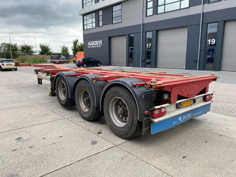 D-Tec FT-43-03V / Flexitrailer / 2x Extendable / BPW / 1x Lift Axle - Semi-reboque transportador de contêineres/ Caixa móvel: foto 3 D-Tec FT-43-03V / Flexitrailer / 2x Extendable / BPW / 1x Lift Axle - Semi-reboque transportador de contêineres/ Caixa móvel: foto 3