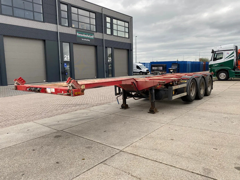 D-Tec FT-43-03V / Flexitrailer / 2x Extendable / BPW / 1x Lift Axle - Semi-reboque transportador de contêineres/ Caixa móvel: foto 4 D-Tec FT-43-03V / Flexitrailer / 2x Extendable / BPW / 1x Lift Axle - Semi-reboque transportador de contêineres/ Caixa móvel: foto 4