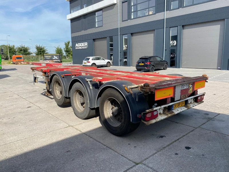 D-Tec FT-43-03V / Flexitrailer / 3x Extendable / SAF / 1x Lift Axle - Semi-reboque transportador de contêineres/ Caixa móvel: foto 3 D-Tec FT-43-03V / Flexitrailer / 3x Extendable / SAF / 1x Lift Axle - Semi-reboque transportador de contêineres/ Caixa móvel: foto 3