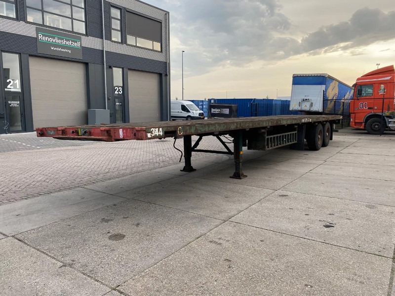 Flandria Plateau Trailer with Twist-Locks / BPW + Drums - Semi-reboque plataforma/ Caixa aberta: foto 4 Flandria Plateau Trailer with Twist-Locks / BPW + Drums - Semi-reboque plataforma/ Caixa aberta: foto 4