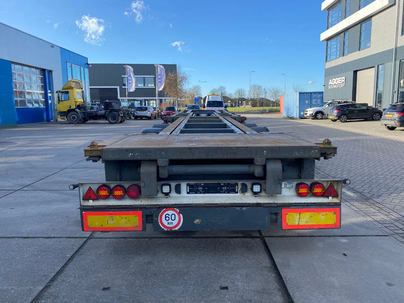 GS Meppel OI-170-2700 CK / Kiepchassis / 2x Lift Axle / BPW - Semi-reboque transportador de contêineres/ Caixa móvel: foto 2 GS Meppel OI-170-2700 CK / Kiepchassis / 2x Lift Axle / BPW - Semi-reboque transportador de contêineres/ Caixa móvel: foto 2