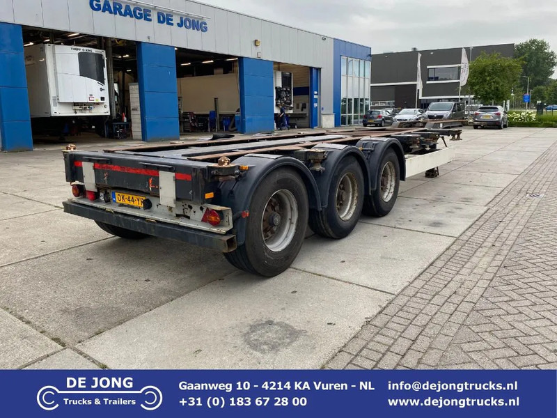 Kögel SW24 Container Chassis / 2x Extendable / BPW + Drum - Semi-reboque transportador de contêineres/ Caixa móvel: foto 1 Kögel SW24 Container Chassis / 2x Extendable / BPW + Drum - Semi-reboque transportador de contêineres/ Caixa móvel: foto 1