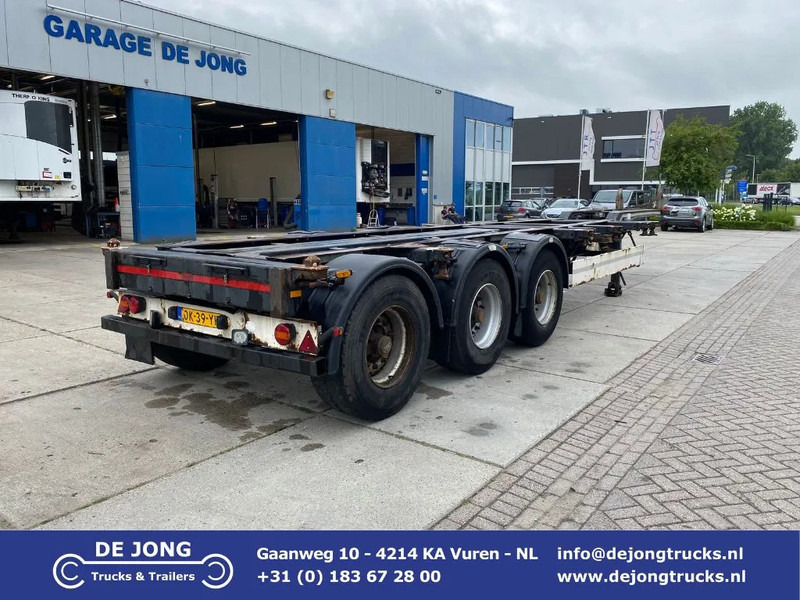 Kögel SW24 Container Chassis / 2x Extendable / BPW + Drum - Semi-reboque transportador de contêineres/ Caixa móvel: foto 1 Kögel SW24 Container Chassis / 2x Extendable / BPW + Drum - Semi-reboque transportador de contêineres/ Caixa móvel: foto 1