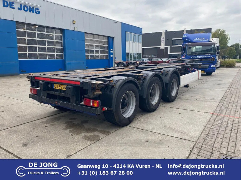 Krone SD 27 / Container Chassis / BPW + Disc / 1x Extendable / 1x Lift Axle - Semi-reboque transportador de contêineres/ Caixa móvel: foto 1 Krone SD 27 / Container Chassis / BPW + Disc / 1x Extendable / 1x Lift Axle - Semi-reboque transportador de contêineres/ Caixa móvel: foto 1