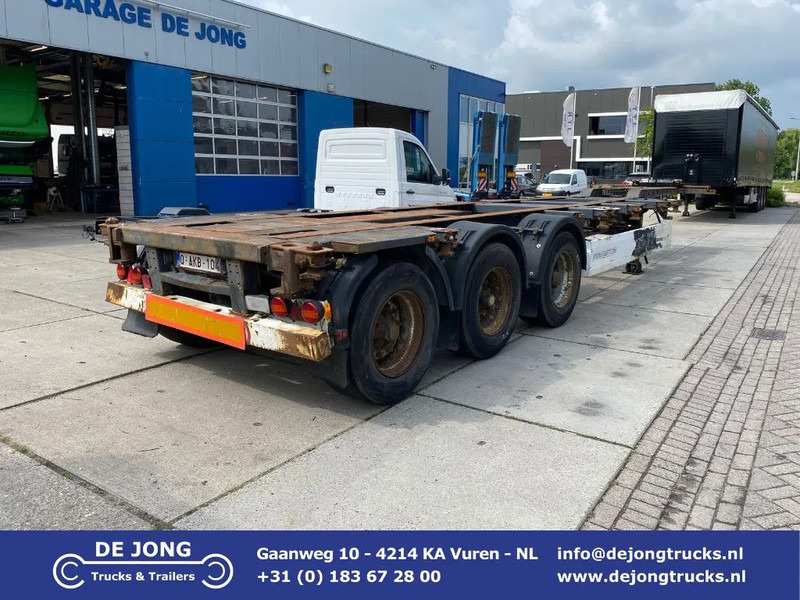 Krone SD 27 / Container Chassis / BPW + Drum / 1x Extendable / 45 FT - Semi-reboque transportador de contêineres/ Caixa móvel: foto 1 Krone SD 27 / Container Chassis / BPW + Drum / 1x Extendable / 45 FT - Semi-reboque transportador de contêineres/ Caixa móvel: foto 1