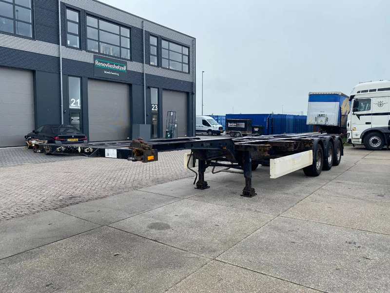 Krone SDC 27 / Container Chassis / BPW + Drum / Lift Axle - Semi-reboque transportador de contêineres/ Caixa móvel: foto 4 Krone SDC 27 / Container Chassis / BPW + Drum / Lift Axle - Semi-reboque transportador de contêineres/ Caixa móvel: foto 4