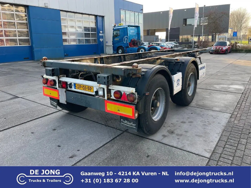 Krone SZ / 20 FT Container Chassis / BPW - Semi-reboque transportador de contêineres/ Caixa móvel: foto 1 Krone SZ / 20 FT Container Chassis / BPW - Semi-reboque transportador de contêineres/ Caixa móvel: foto 1