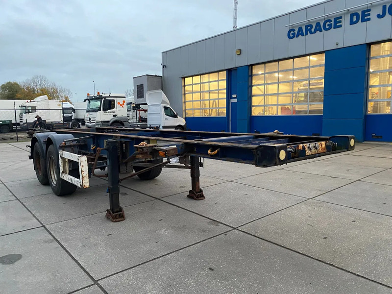 Semi-reboque transportador de contêineres/ Caixa móvel Krone SZF18 / 20 FT Container Chassis / SAF: foto 6