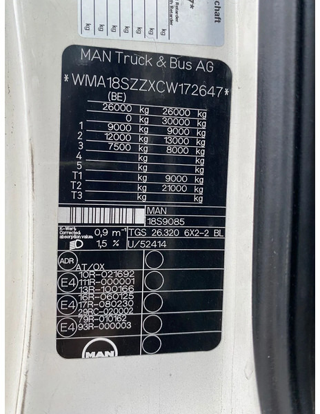 Camião furgão MAN TGS 26.320 / 6x2/4 / ADR / Closed box / Dhollandia: foto 13